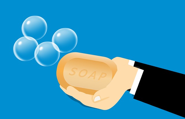 Link image that has soap in it